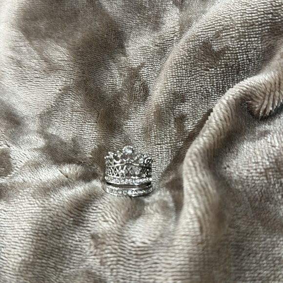 Hip Hop Bling Ring Female Stainless Steel Wedding Engagement For Women Size 5/6 - Picture 11 of 12